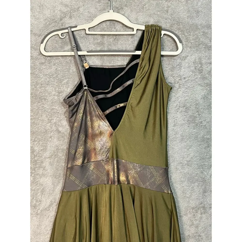 Tenth House Dance Leotard Costume Medium Olive Fairy Grunge Performing Arts